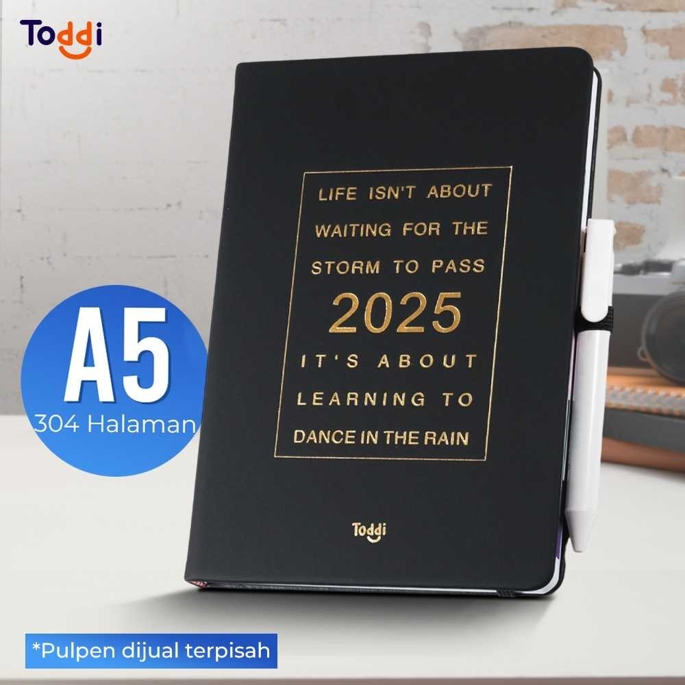 

LRSSHOP Toddi Buku Agenda Softcover Monthly Planner Notebook 304 Halaman - TD-20251| BISA COD |