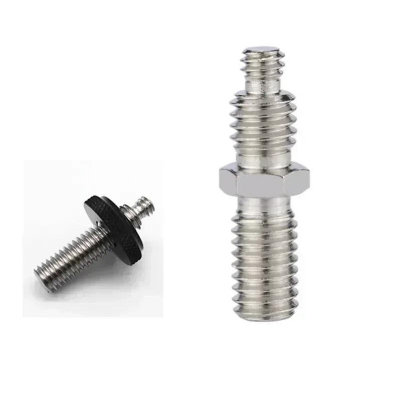

Long Type Screw Tripod Center Screw Male 1/4 to 3/8 Converter for Photo Clam Benro SIRUI TRIOPO DIAT Monopod Center Axis Adapter