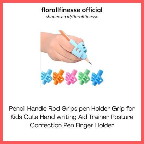 

Pencil Handle Rod Grips pen Holder Grip for Kids Cute Hand writing Aid Trainer Posture Correction Pen Finger Holder