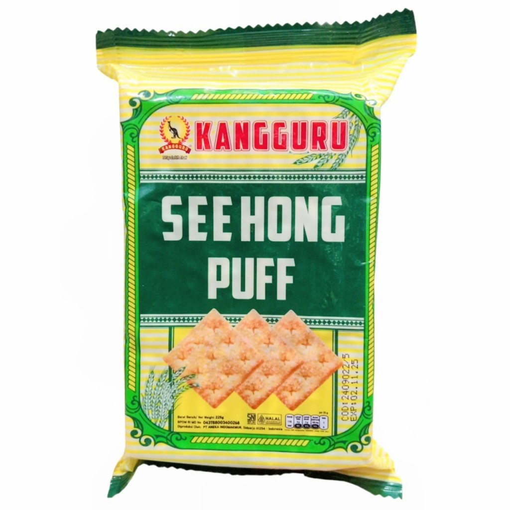 

[Biscuit] Kangguru See Hong Puff Malkist Crackers | Kemasan 225gr
