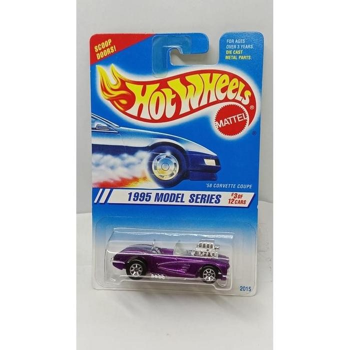 CSM... HOTWheels 58 CORVETTE COUPE 1995 MODEL SERIES  AMBC-956