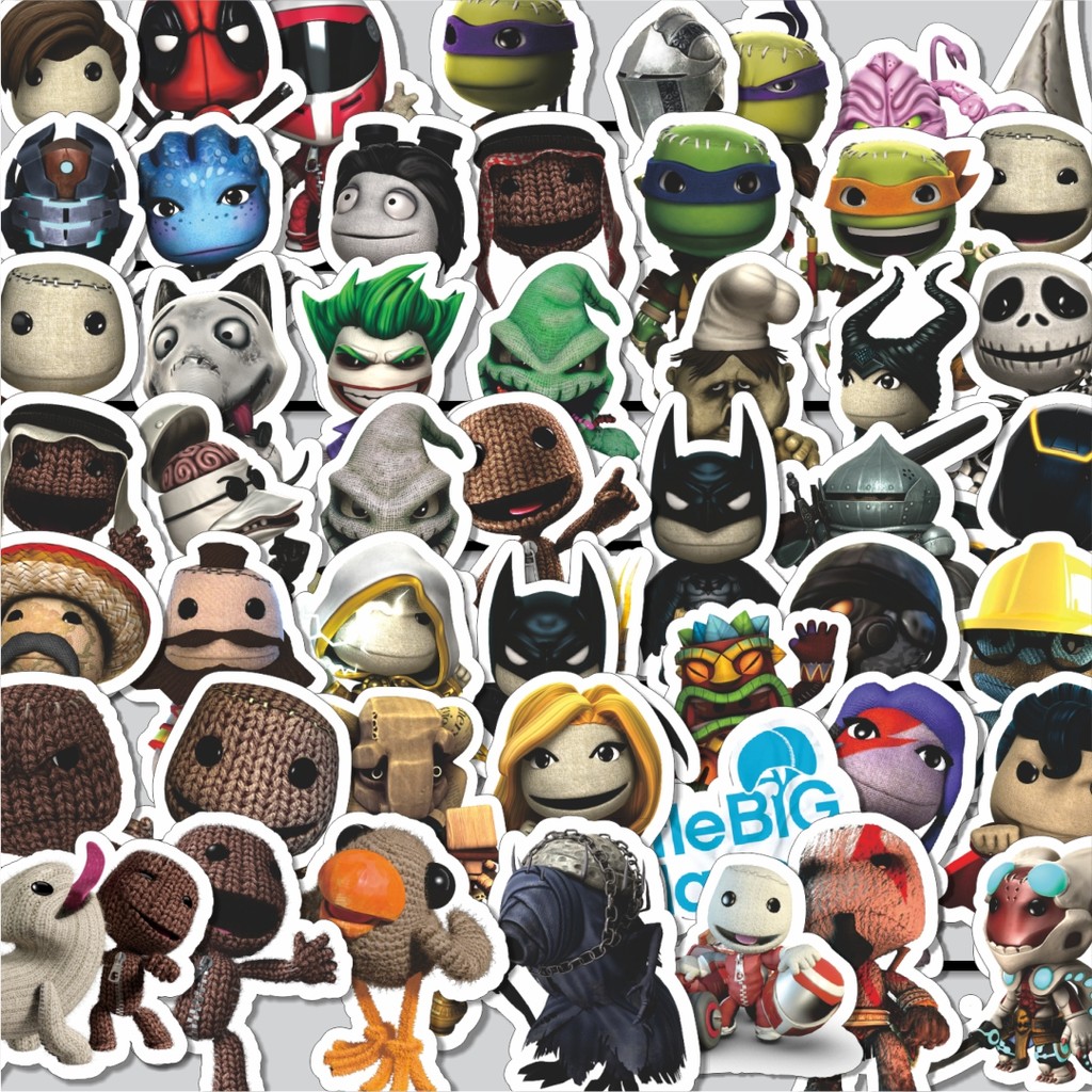 

Stiker Cutting Pack Game Series Little Big Planet Character Mix 1 Isi 100Pcs Series Aesthetic Lucu Keren Untuk Koper Bahan Vynil