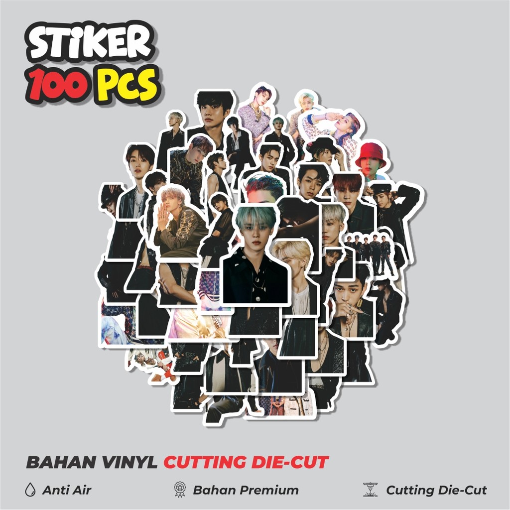 

Terbaru! 50 pcs Stiker Korean Series Boyband NCT Mix Dekorasi Lucu Kreatif untuk Notebook, Skateboard, HP