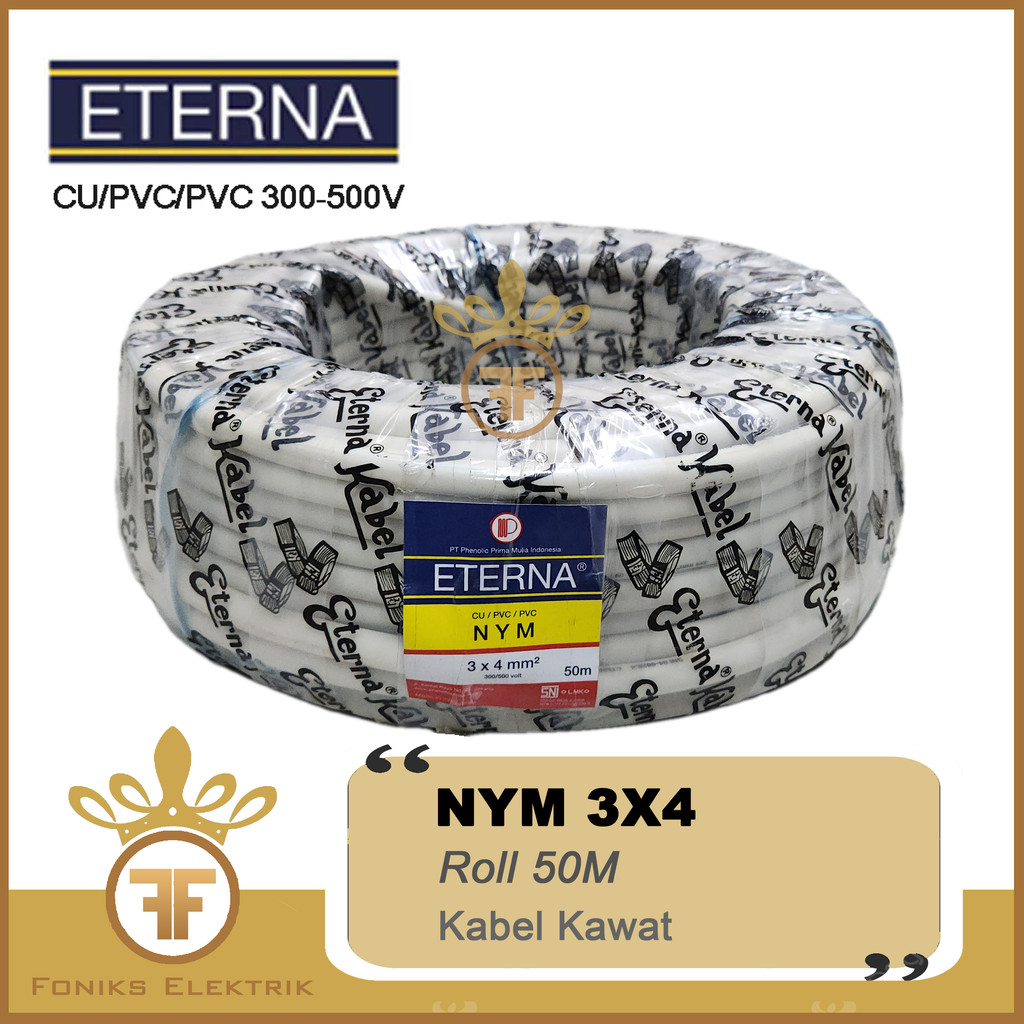 KABEL ETERNA NYM 3X4  50M