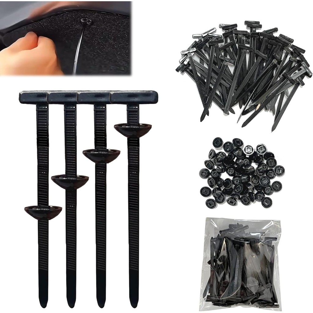 

300/1PCS Nylon Universal Cable Tie Buckle Self-Locking Fastener Cable Cord Wire Organizer Strap Management Automotive Car Repair