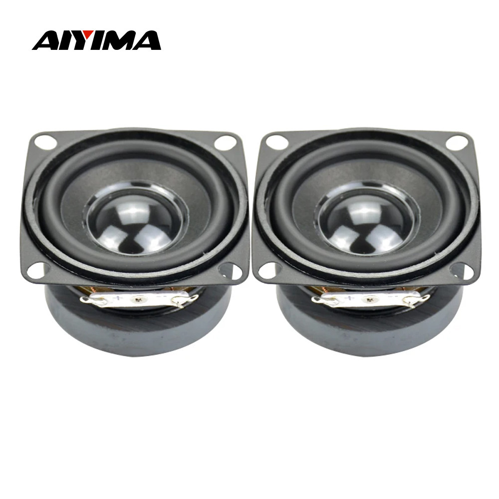 AIYIMA 2Pcs HIFI 2 Inch 4 Ohm 5W Full Range Speaker Mini Speakers DIY Audio  Loudspeaker