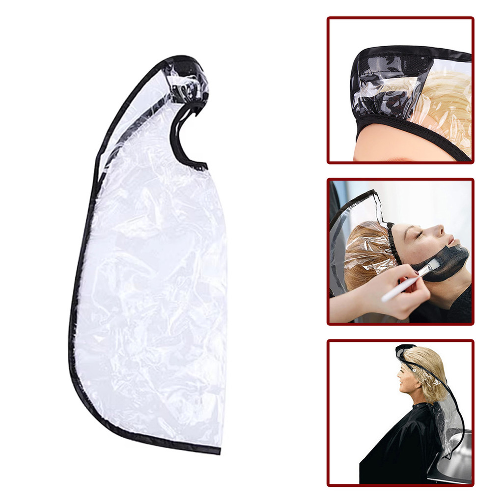 Kain Pangkas cuci Cape Rambut Film transparan PE / kip cat rambut salon alat cuci rambut salon Untuk