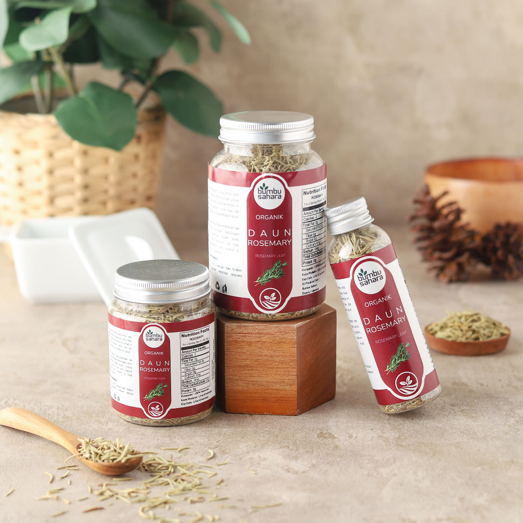 

Bumbu Sahara Rosemary Kering Premium Dried Rosemary LEAF ORGANIC Daun Garnish Pasta