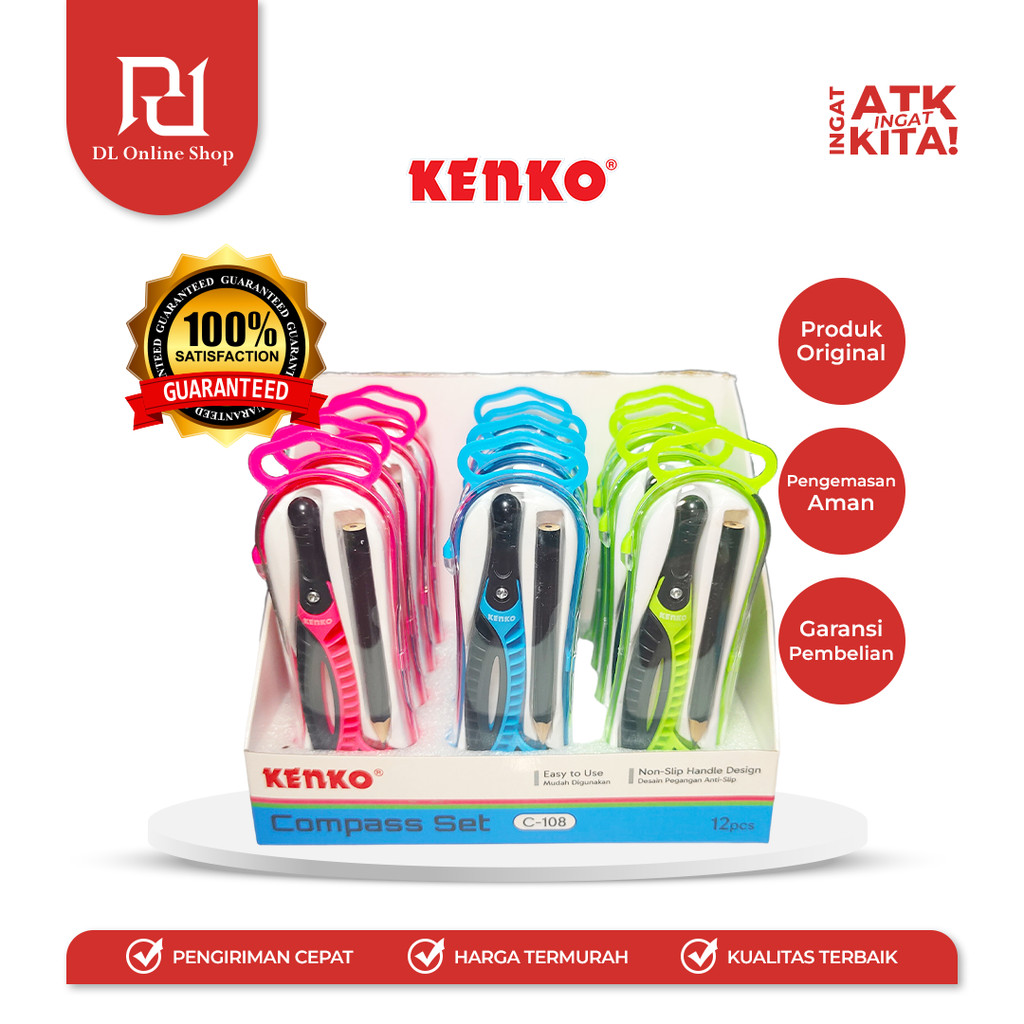 

KENKO JANGKA SET/ COMPASS SET C-108 (1SET)