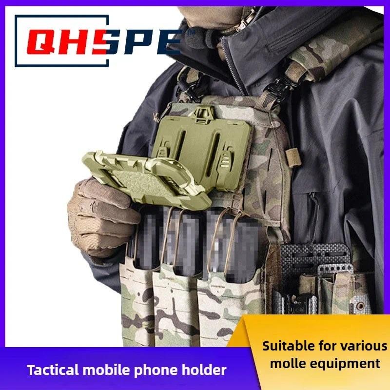 

Multi-functional mount: Equip tactical vest, universal chest, mobile phone board carrier, folding navigation board bracket