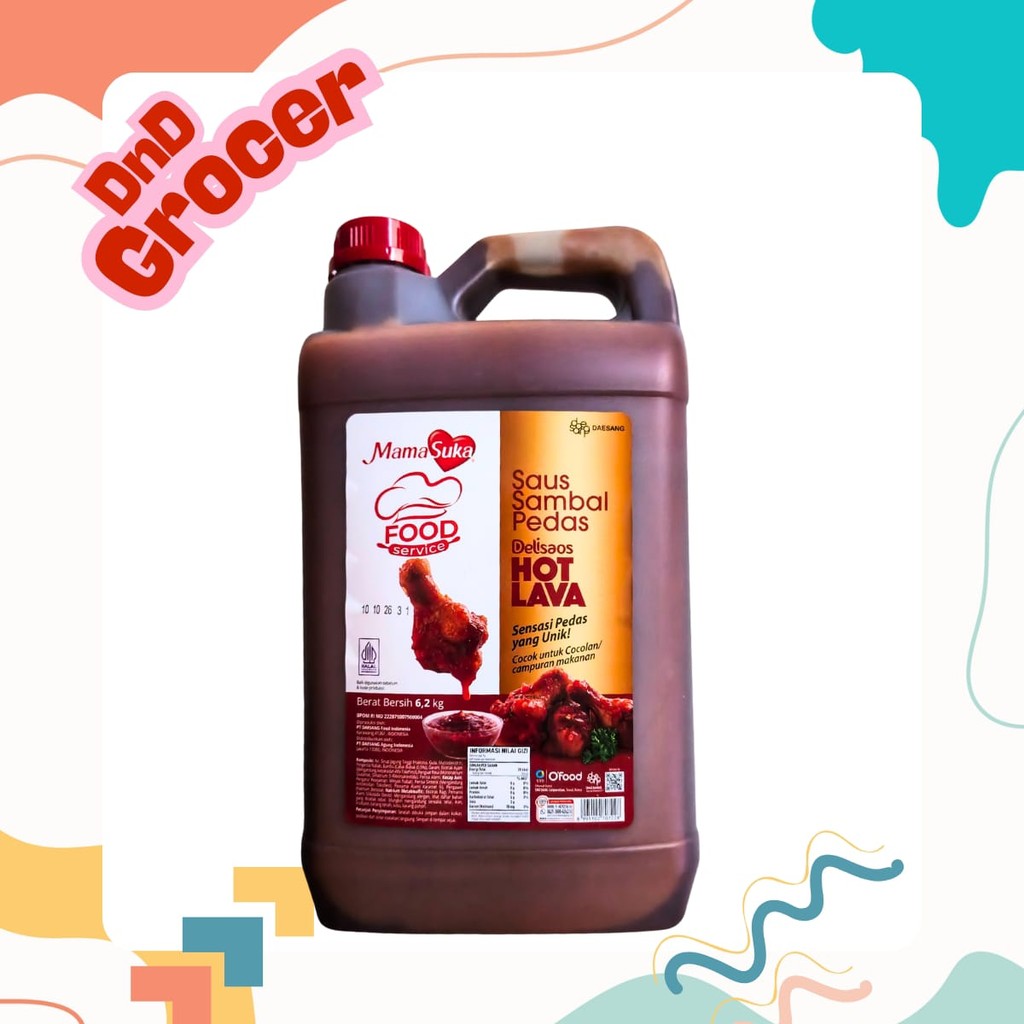 

Mamasuka Saus Hot Lava 6,2 kg