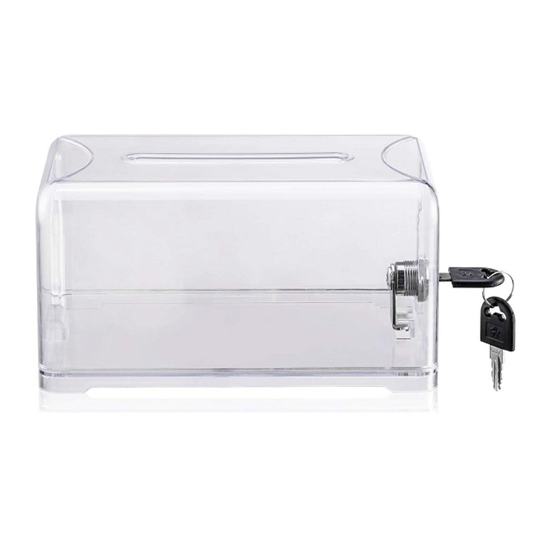 

Donation Suggestion Box With Lock, Ballot Box,Suggestion Box For Fundraising, Donation, Tip Jars, Raffle Box