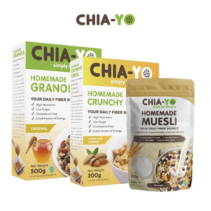 

PAKET CEREAL, GRANOLA & MUESLI