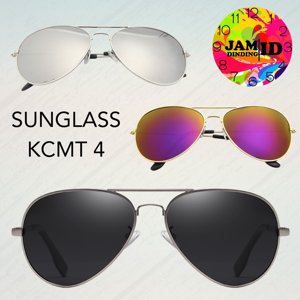 JDID Kacamata Aviator KCMT4 Maskulin Warna Stylish Gradasi Modern