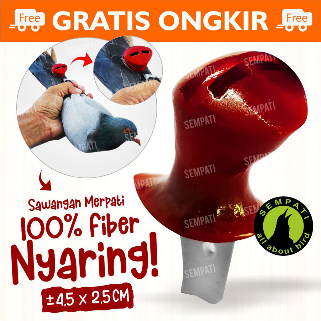 SEMPATI SAWANGAN ULI ULI BURUNG MERPATI HANTONG DARA PELUIT SULINGAN MODEL ULI FIBER SINGLE NYARING 