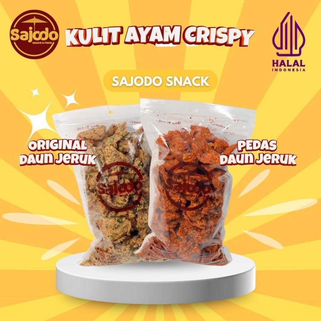 

Kulit Ayam Crispy Daun Jeruk Sajodo Snack & Food - Makanan & Snack - cp