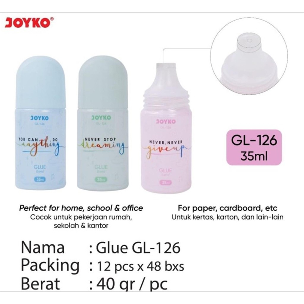

Glue GL-126 joyko 35ml (1 Pcs)