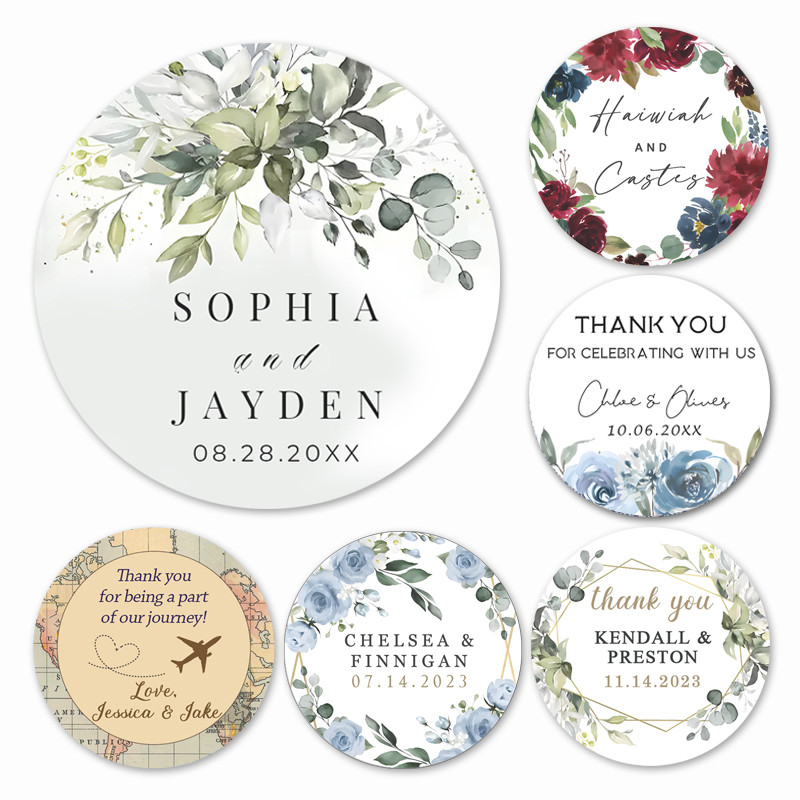 

Custom Stickers Personalized Thank You Gift Label Tag Stickers For Wedding Bridal Shower Baptism Communion Bar Mitzvah Favors