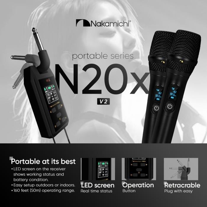 Nakamichi N20x v2 N 20x v2 Microphone Wireless ( 2025 )