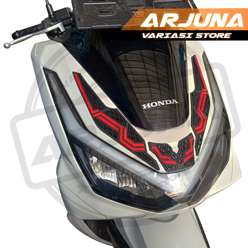 

Front shield cover PCX 160 tahun 2025 bahan rubber/karet
