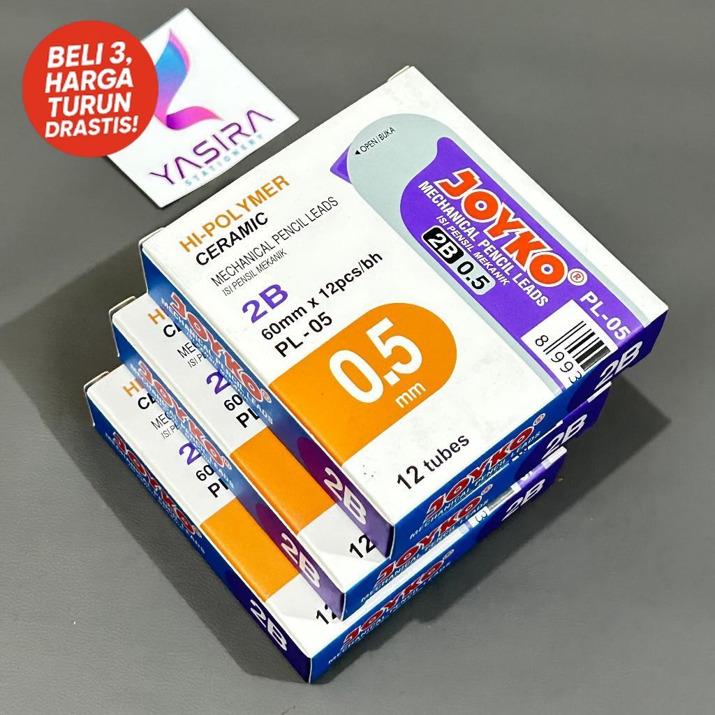 

SATU LUSIN 12 TUBE Refill Pensil Mekanik PL-05 Joyko 0.5mm