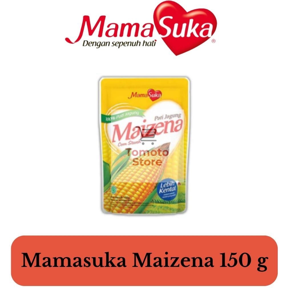 

✨ TOMOTOSTORE ✨ MAMASUKA Tepung Maizena 150 gr (100% Pati Jagung)