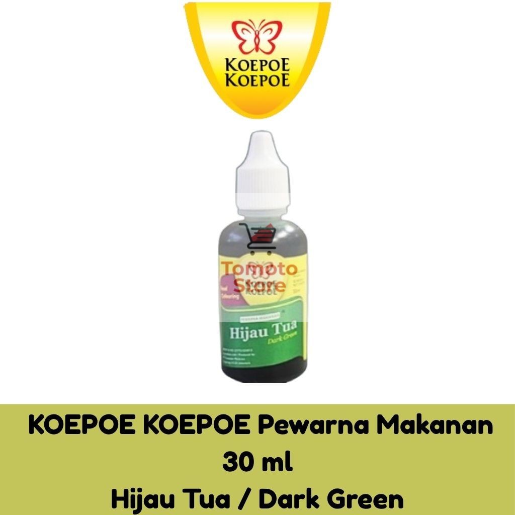 

✨ TOMOTOSTORE ✨ KOEPOE KOEPOE Pewarna Makanan Hijau Tua / Dark Green