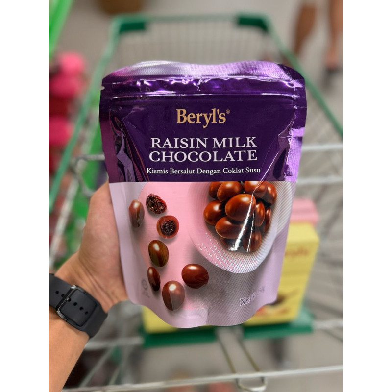 

beryls beryl's raisin milk chocolate 250gr / almond milk chocolate 250gr