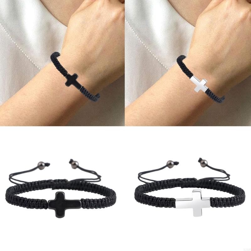 

Comfortable Pet Remembrances Crossed Bracelet Adjustable Wrist Rope Bracelet Memorial Jewelry Accessory for Pet Loss