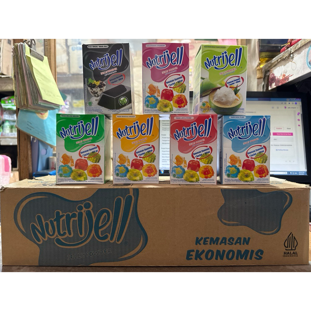 

NutriJell Ekonomis 10g @ 12x12=144 sachet / 1 dus