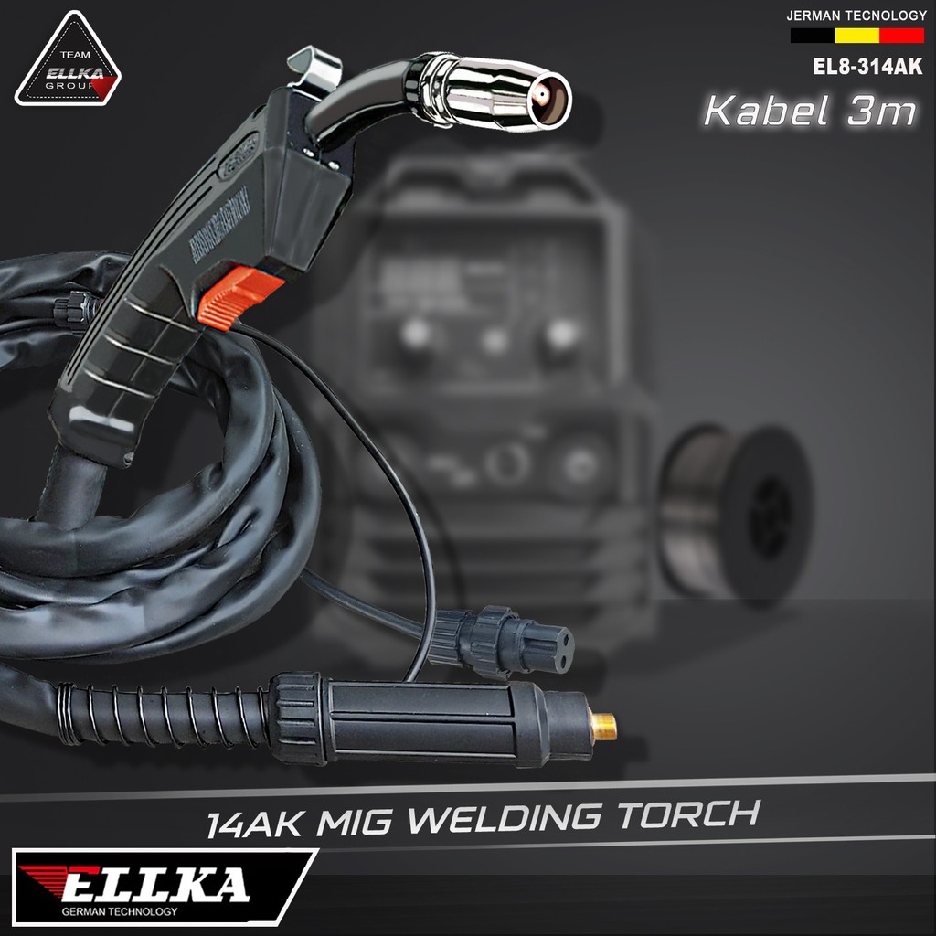 KDK MB 14 STANG LAS MIG MB14 / STANG LAS MIG 120 - 130 MB 14 AK / MIG TORCH MB 14