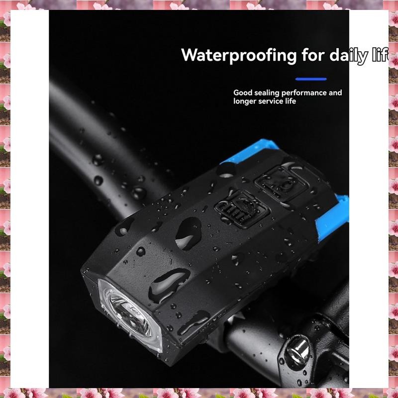 2025 Bicycle Lights USB Charging Horn Lights Night Riding Lighting Mountain Bike Headlights Cycling 