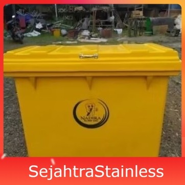 Tempat sampah sampah fiberglass 660 L