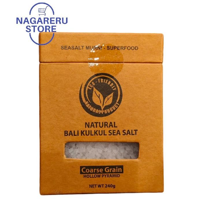 

Natural bali kulkul sea salt coarse grain 240gr