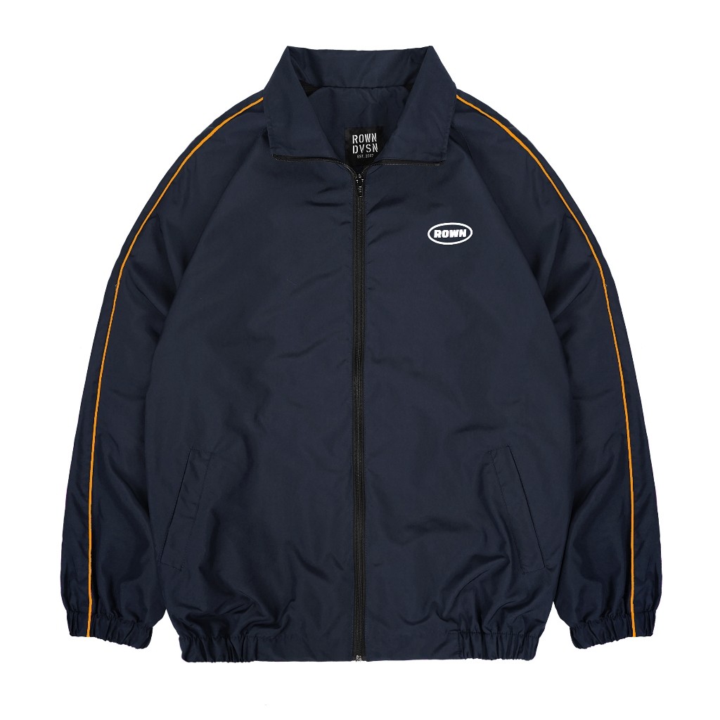 Rown Division Warehouse Tracksuit Jacket - Rowndvsn Jaket Shaggy Navy