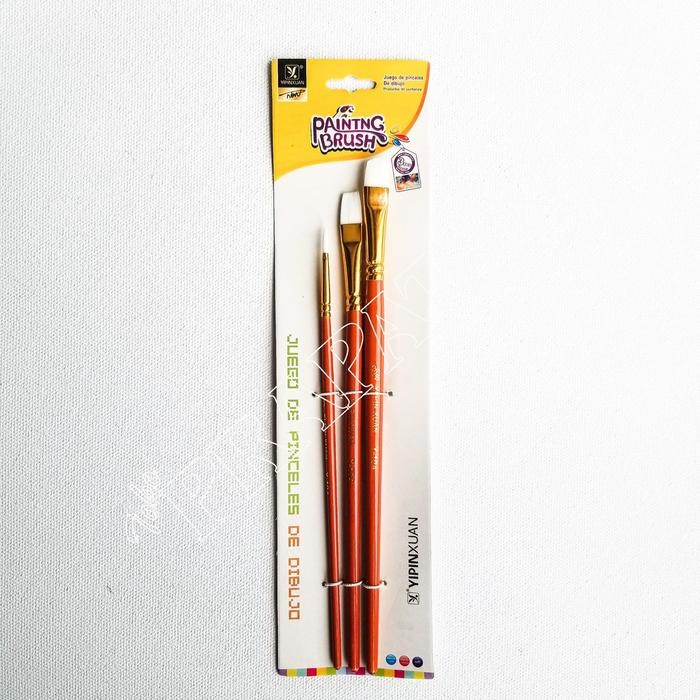 

Kuas Lukis Yipinxuan set 3 pcs / Painting Brush set - Warna