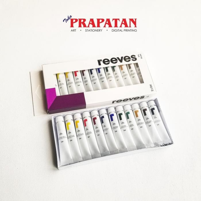 

Reeves Oil Colour set / Cat Minyak Reeves set (12x10ml) - Spesifikasi