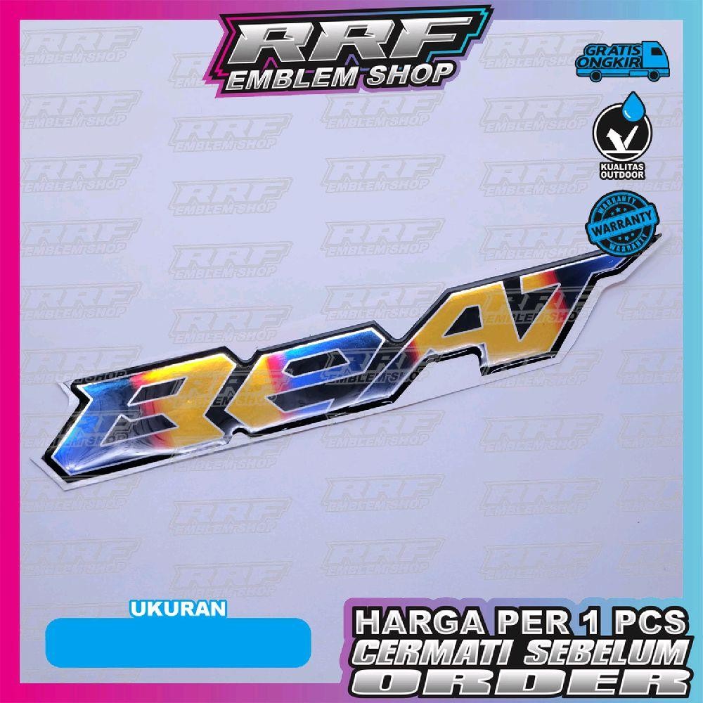 emblem timbul HONDA BEAT / emblem titanium HONDA BEAT