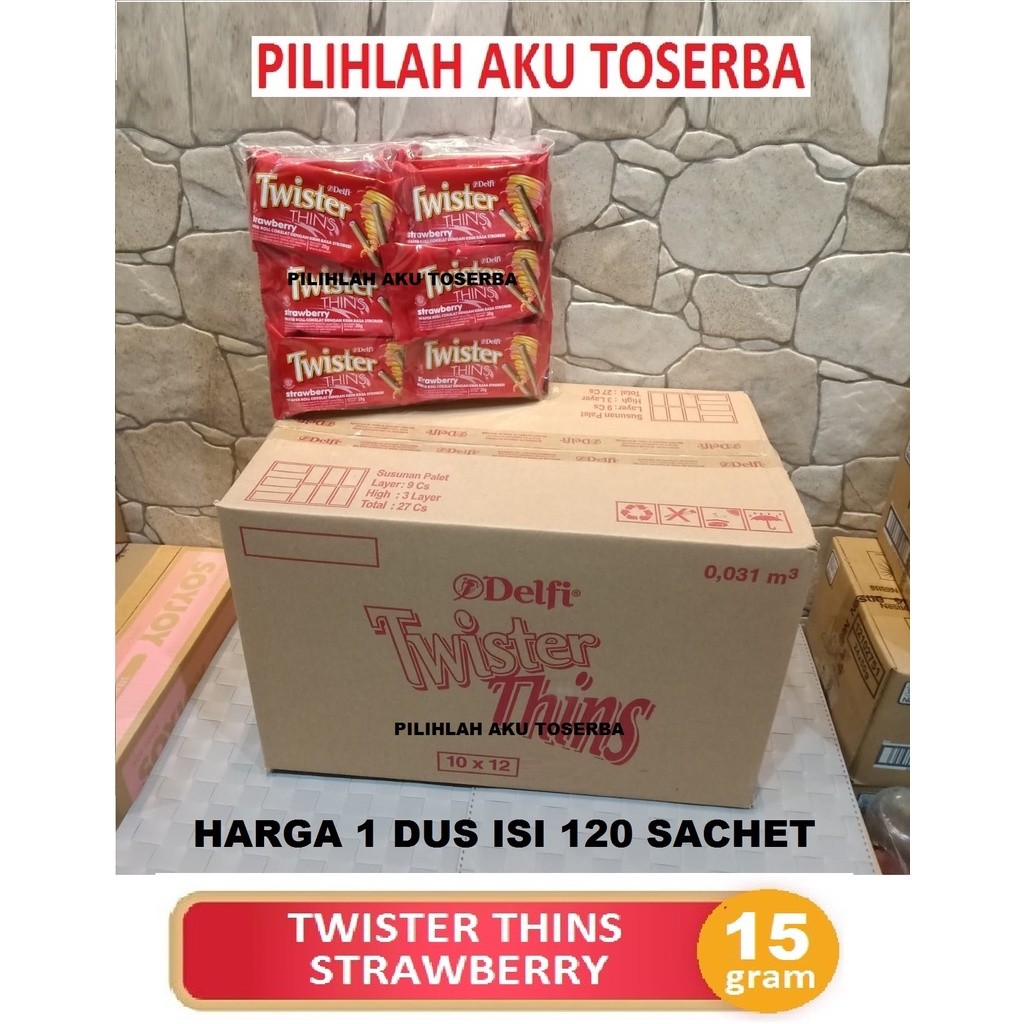 

Twister Thins STRAWBERRY 15 gr - ( HARGA 1 KARTON ISI 120 PCS )