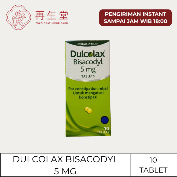 DULCOLAX BISACODYL 5 MG 10 TABLET