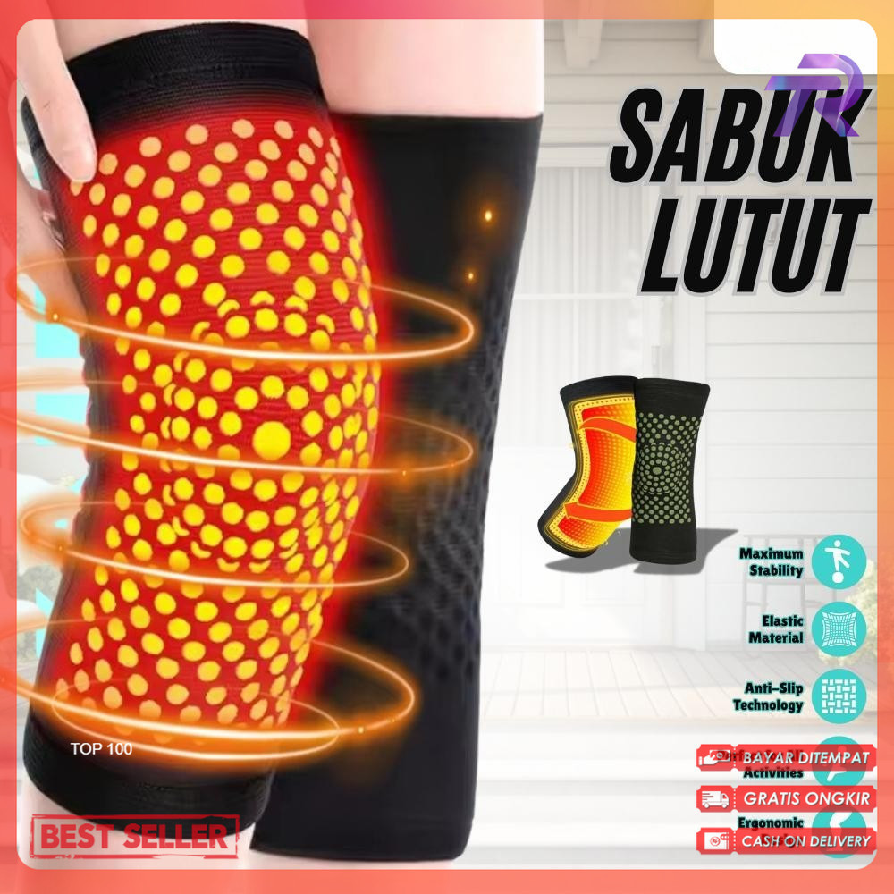 TR - DEKKER Sabuk Korset Lutut Kneepad Pelindung Penghangat Kaki Ankle Nyeri Kesehatan Decker Deker 