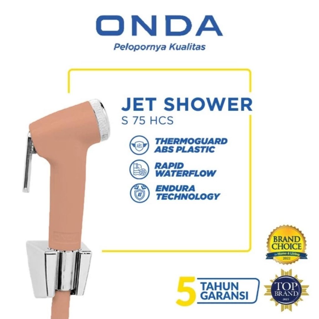 ONDA SALE Jet Shower Bidet Toilet S 75 HCS Peach S75 CUCI GUDANG
