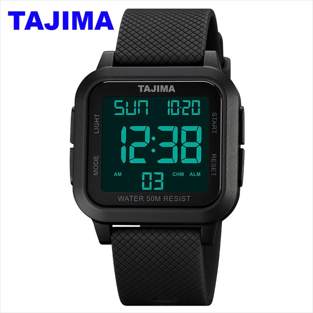 TAJIMA 9216 Jam Tangan Pria Digital Sport Dual Time Original Tajima.Original.id
