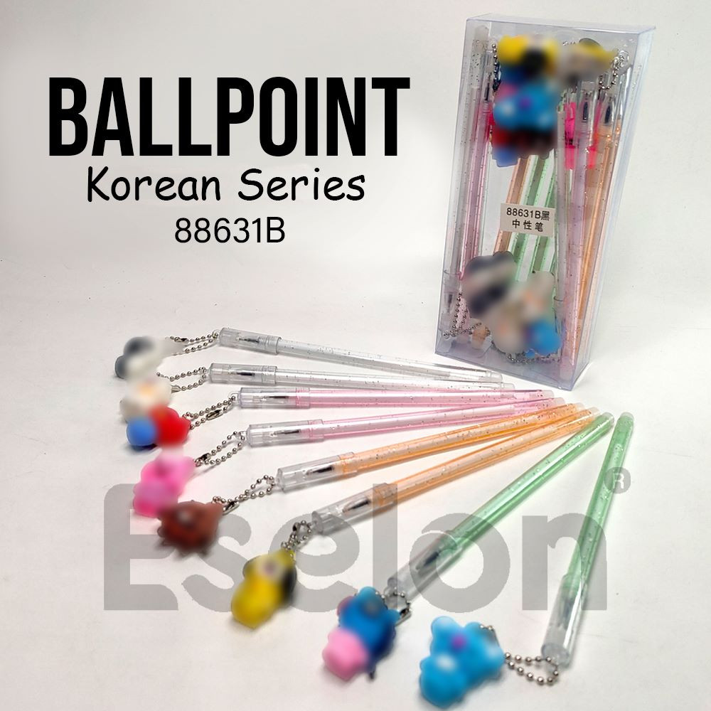 

❤️️12pcs pulpen gantung Korean Series/ pulpen gantung boneka / pulpen gantung 88631B❤️️