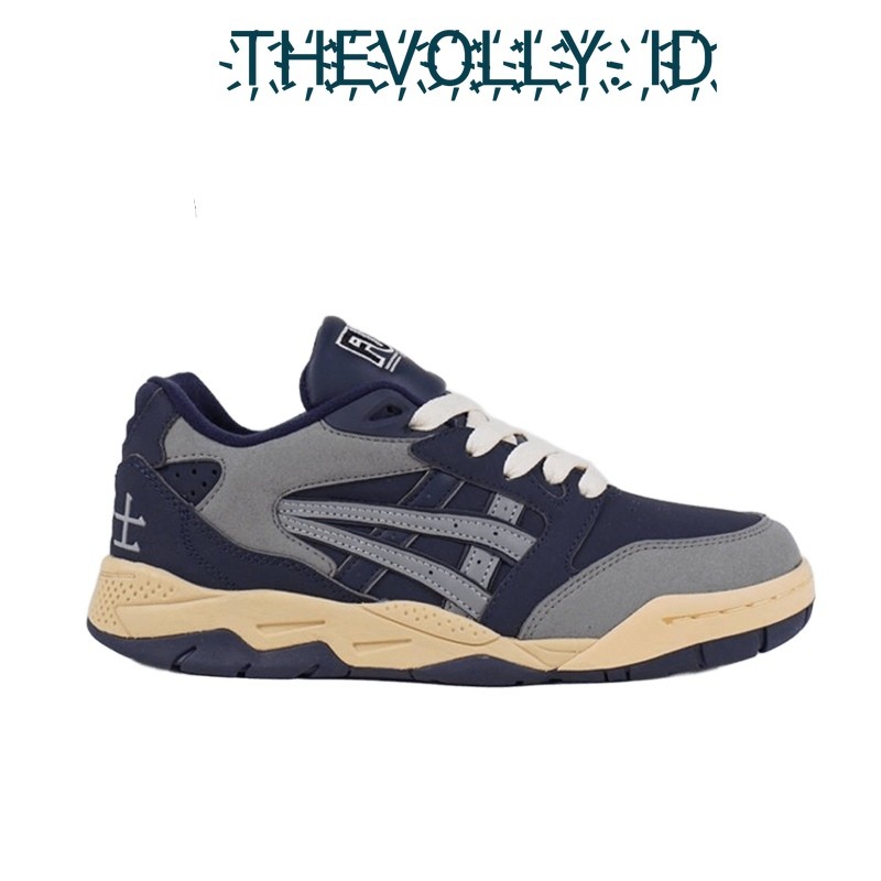 Sepatu Asics Gel Fuse Vintage Blue Grey BNIB Original / Sneakers Pria