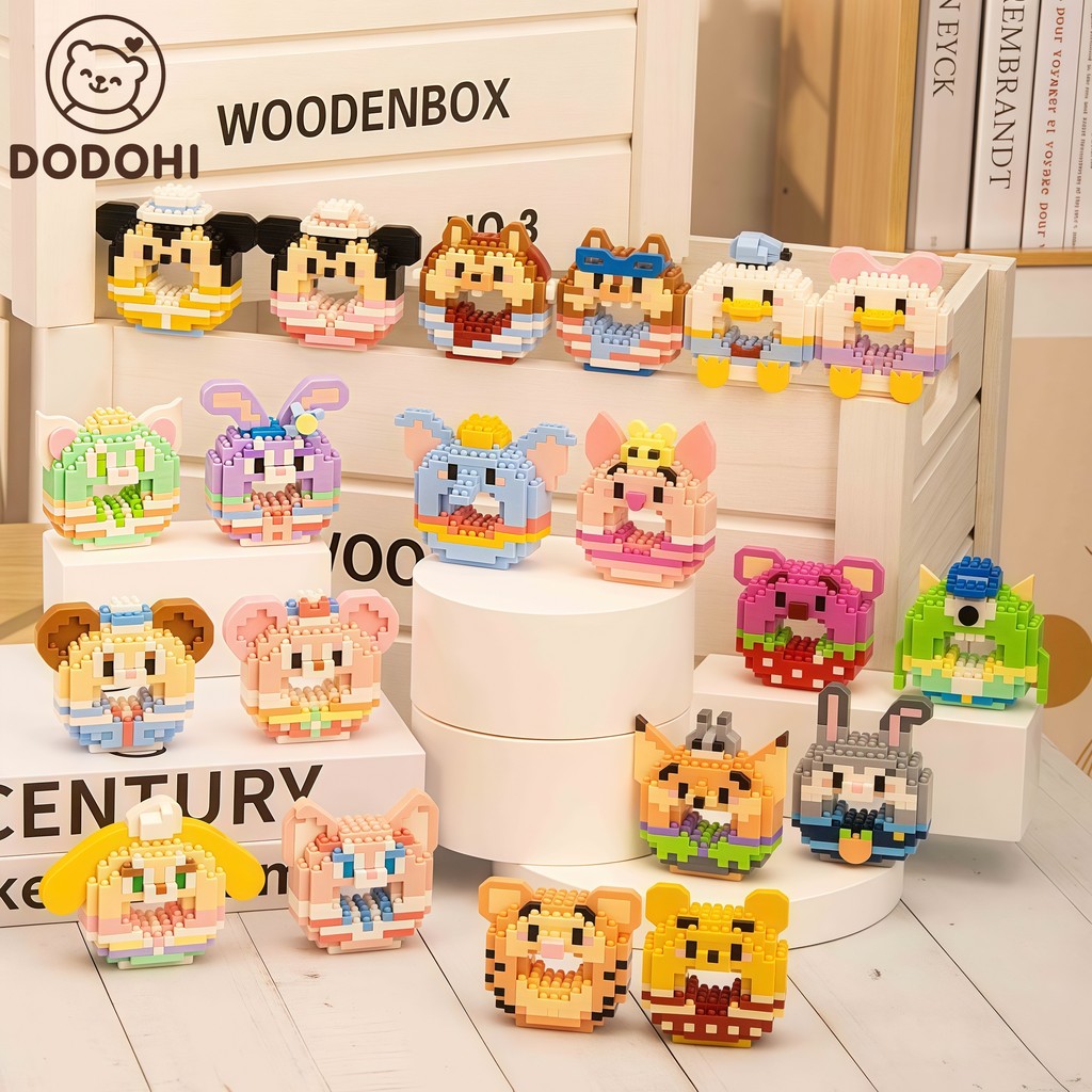 Mainan Anak-anak Balok Teka-teki Kartun Karakter Animasi Mainan Balok Anak-anak Balok Kartun Balok M