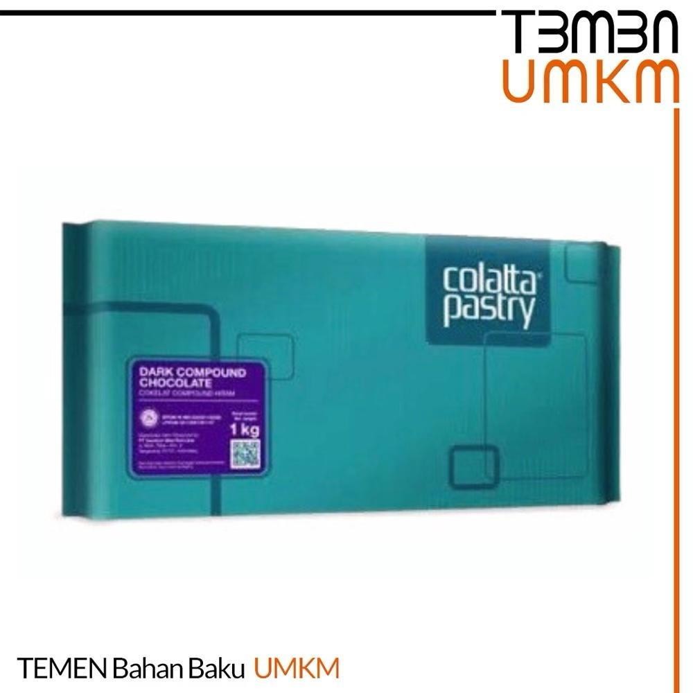 

Colatta Pastry Dark Chocolate Compound 1kg & 5kg - Cokelat Hitam Premium/Colatta Dark Chocolate 1kg