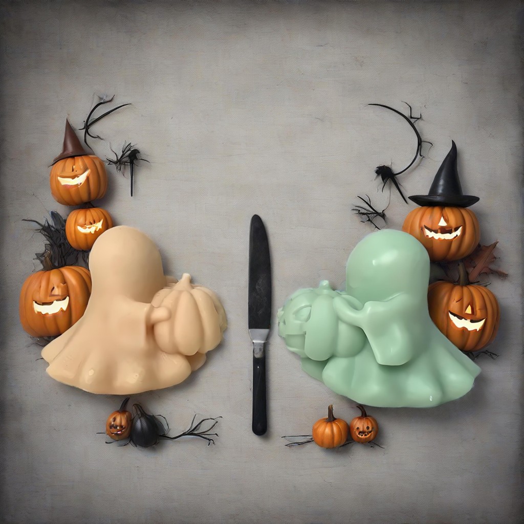 

3D Pumpkin Ghost Candle Silicone Mold DIY Handmade Aromatherapy Candle Soap Gypsum Crafts Resin Mold Halloween Gift