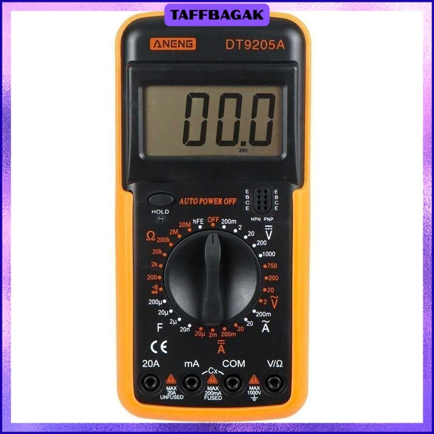 ANENG Digital Multimeter Voltage Tester - DT9205A