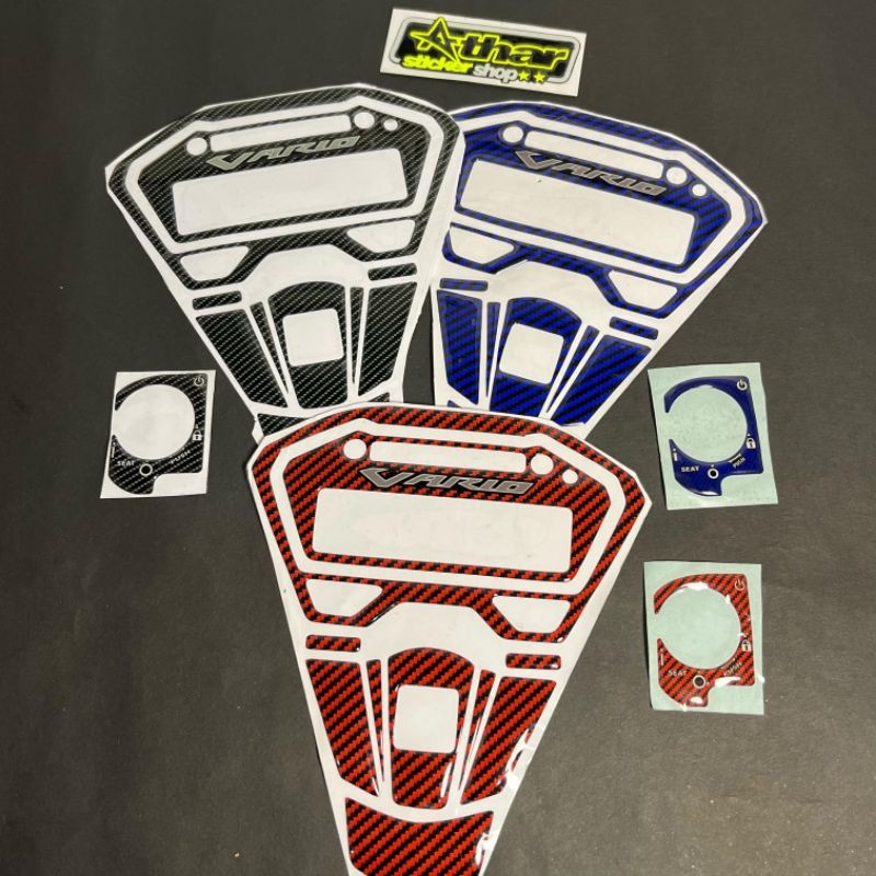stiker timbul spedometer Vario 150 2018 stiker motor antigores